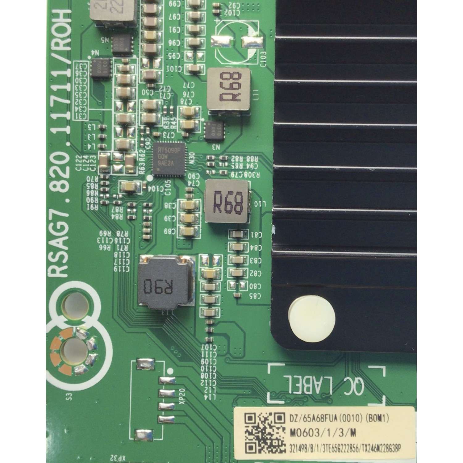 MAIN ORIGINAL PARA TV HISENSE / NUMERO DE PARTE 321498 / RSAG7.820.11711/ROH / 222856 / 65A68FUA(0010)(B0M1) / 3TE65G222856 / PANEL JHD650X3U53-T1L7/S0/FJ/GM/ROH / DISPLAY T650QVN07.8 / MODELO 65U7H / 65U75H - Imagen 2